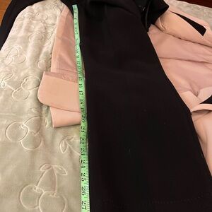 Two-Tone Black and Beige Tailored Women's Pants